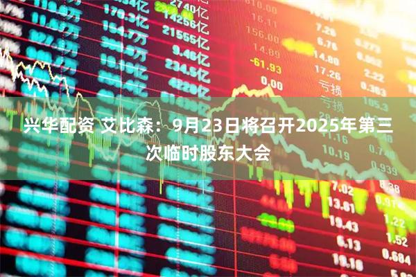 兴华配资 艾比森：9月23日将召开2025年第三次临时股东大会