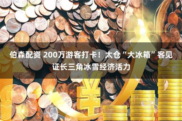 伯森配资 200万游客打卡！太仓“大冰箱”客见证长三角冰雪经济活力